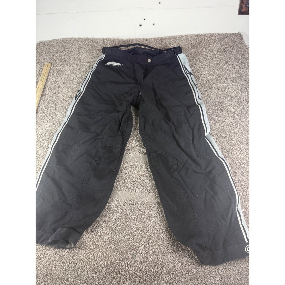 ONeal Racing Motocross Pants Mens Black Silver Riding Gear Padded Knee 34x28